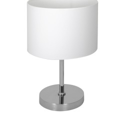 Lampka stołowa CASINO WHITE/CHROME 1xE27 Lampka stołowa CASINO WHITE/CHROME 1xE27