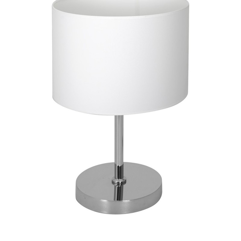 Lampka stołowa Casino Biały / Chrom 1xE27 Lampka stołowa Casino Biały / Chrom 1xE27