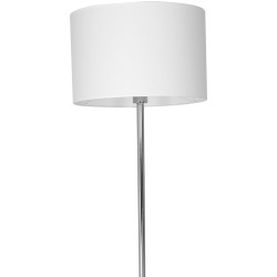 Casino Floor Lamp 1xE27 White / Chrome Casino Floor Lamp 1xE27 White / Chrome