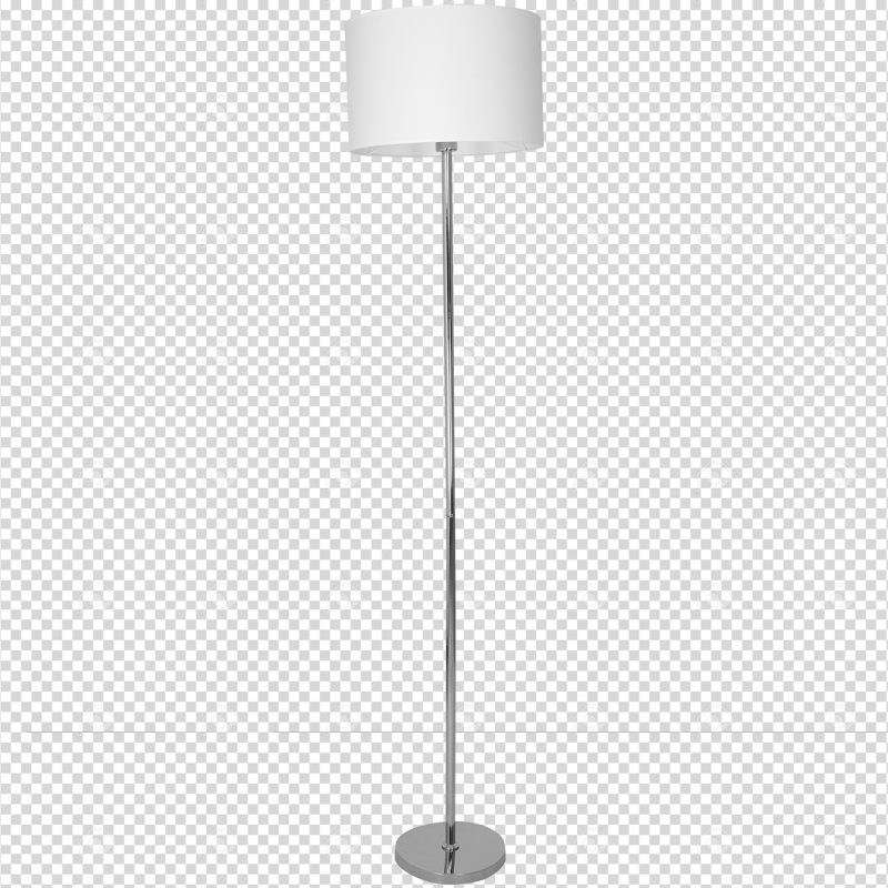 Casino Floor Lamp 1xE27 White / Chrome Casino Floor Lamp 1xE27 White / Chrome