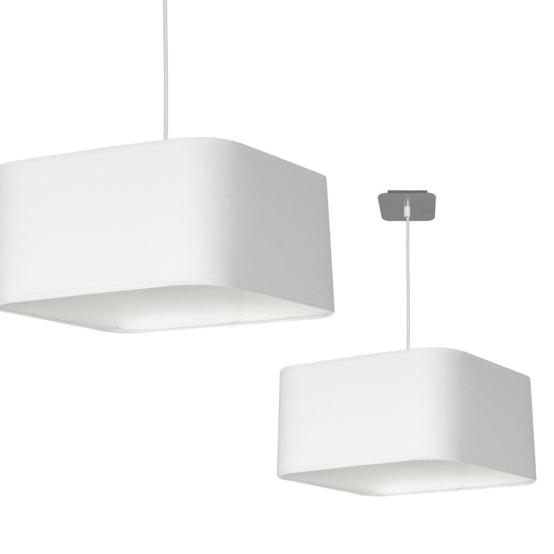 NAPOLI WHITE/CHROME Hanging Lamp 1xE27 NAPOLI WHITE/CHROME Hanging Lamp 1xE27