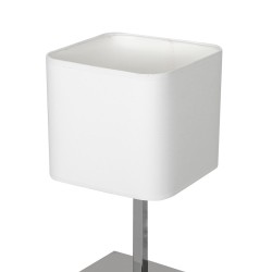 Lampka stołowa Napoli Biały / Chrom 1xE27 Lampka stołowa Napoli Biały / Chrom 1xE27