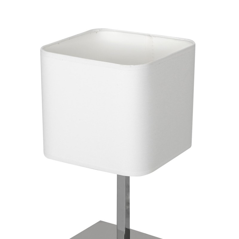 Lampka stołowa Napoli Biały / Chrom 1xE27 Lampka stołowa Napoli Biały / Chrom 1xE27
