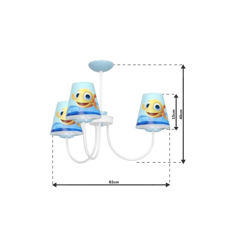 Żyrandol RYBKA MiniMini 3xE14 Żyrandol RYBKA MiniMini 3xE14