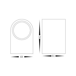 Ovalis Outdoor Wall Light 2xGU10 IP44 Ovalis Outdoor Wall Light 2xGU10 IP44
