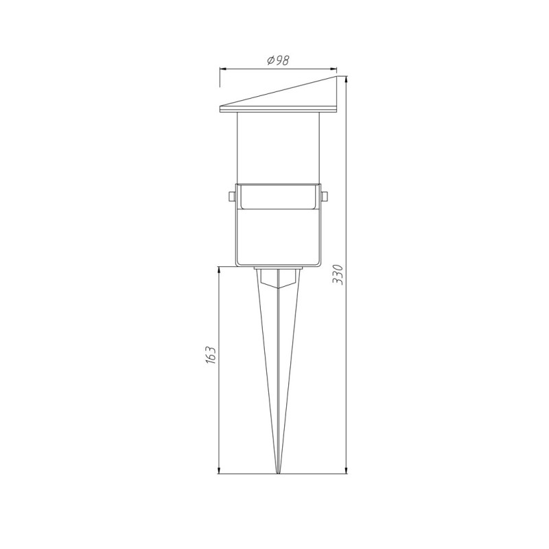Garden Spotlight Vilo 1xGU10 IP65 Garden Spotlight Vilo 1xGU10 IP65