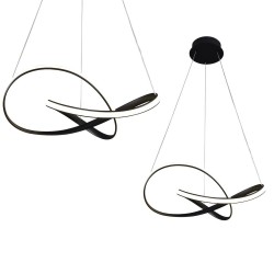 CAPPIO BLACK 36W LED HANGING LAMP CAPPIO BLACK 36W LED HANGING LAMP