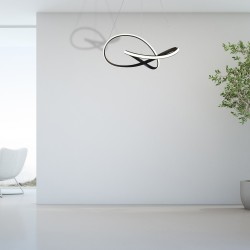 CAPPIO BLACK 36W LED HANGING LAMP CAPPIO BLACK 36W LED HANGING LAMP