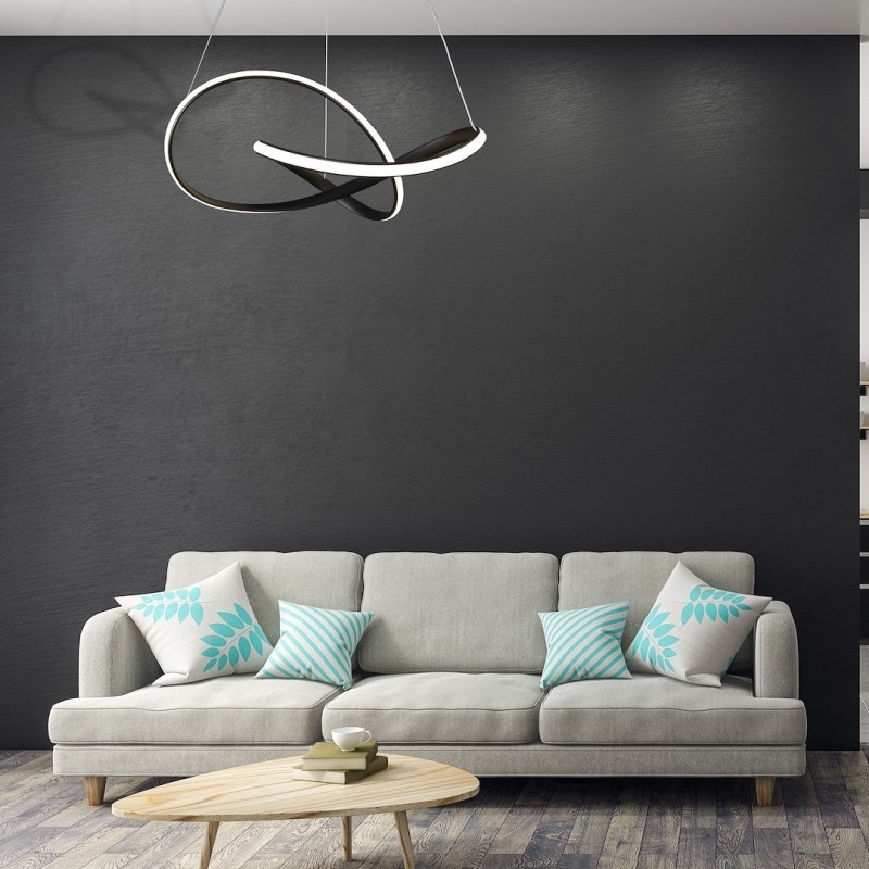 CAPPIO BLACK 36W LED HANGING LAMP CAPPIO BLACK 36W LED HANGING LAMP