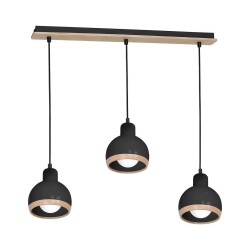 Lámpara colgante OVAL BLACK 3xE27 Lámpara colgante OVAL BLACK 3xE27