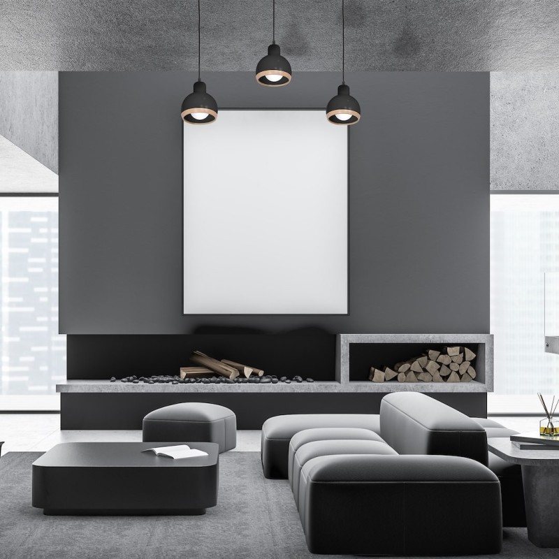 Pendant lamp OVAL BLACK 3xE27 Pendant lamp OVAL BLACK 3xE27