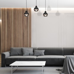 Pendant lamp OVAL BLACK 3xE27 Pendant lamp OVAL BLACK 3xE27