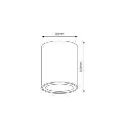Spot Bima Round Black 1xGU10 Spot Bima Round Black 1xGU10