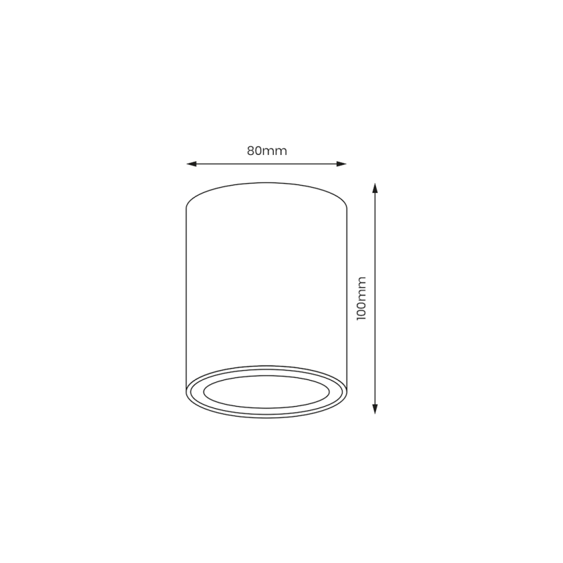 Spot Bima Round Black 1xGU10 Spot Bima Round Black 1xGU10