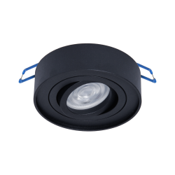 Unterputzrahmen Nusa Round Schwarz