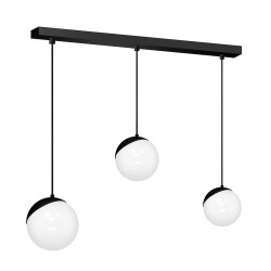 Lámpara colgante SFERA BLACK 3xE14 Lámpara colgante SFERA BLACK 3xE14
