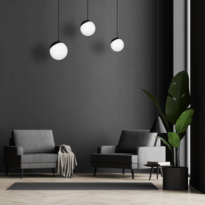 SFERA BLACK Pendant Lamp 3xE14 SFERA BLACK Pendant Lamp 3xE14