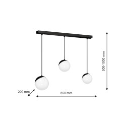 SFERA BLACK Pendant Lamp 3xE14 SFERA BLACK Pendant Lamp 3xE14