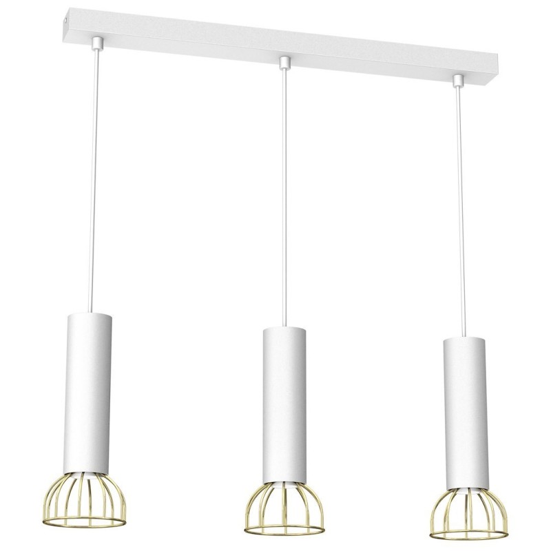 Lampa wisząca Dante 3x mini GU10 Biały/Złoty Lampa wisząca Dante 3x mini GU10 Biały/Złoty