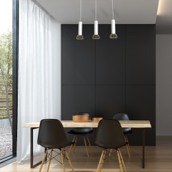 Lampa wisząca Dante 3x mini GU10 Biały/Złoty Lampa wisząca Dante 3x mini GU10 Biały/Złoty