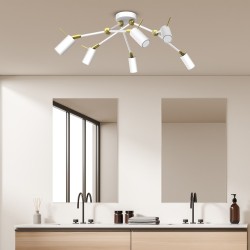 Lampa sufitowa Iris 6x mini GU10 Biały/Złoty Lampa sufitowa Iris 6x mini GU10 Biały/Złoty