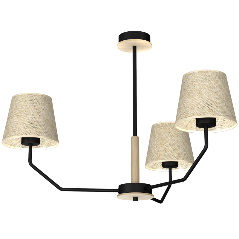 Lámpara colgante ETNA Black 3xE27 Lámpara colgante ETNA Black 3xE27