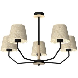 Lámpara colgante ETNA Black 5xE27 Lámpara colgante ETNA Black 5xE27