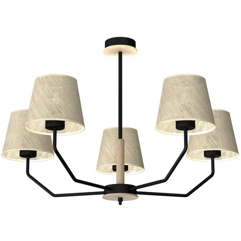 Lámpara colgante ETNA Black 5xE27 Lámpara colgante ETNA Black 5xE27