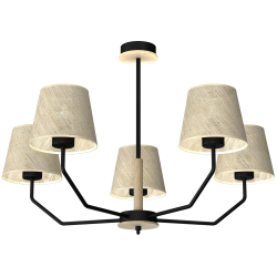 Lámpara colgante ETNA Black 5xE27 Lámpara colgante ETNA Black 5xE27