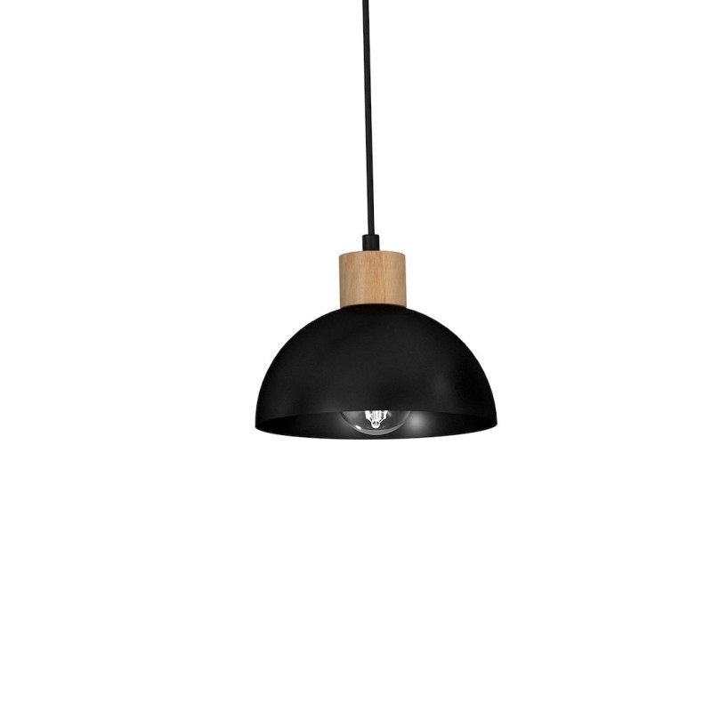 Lampa wisząca ERIK Black/Wood 2xE27 Lampa wisząca ERIK Black/Wood 2xE27