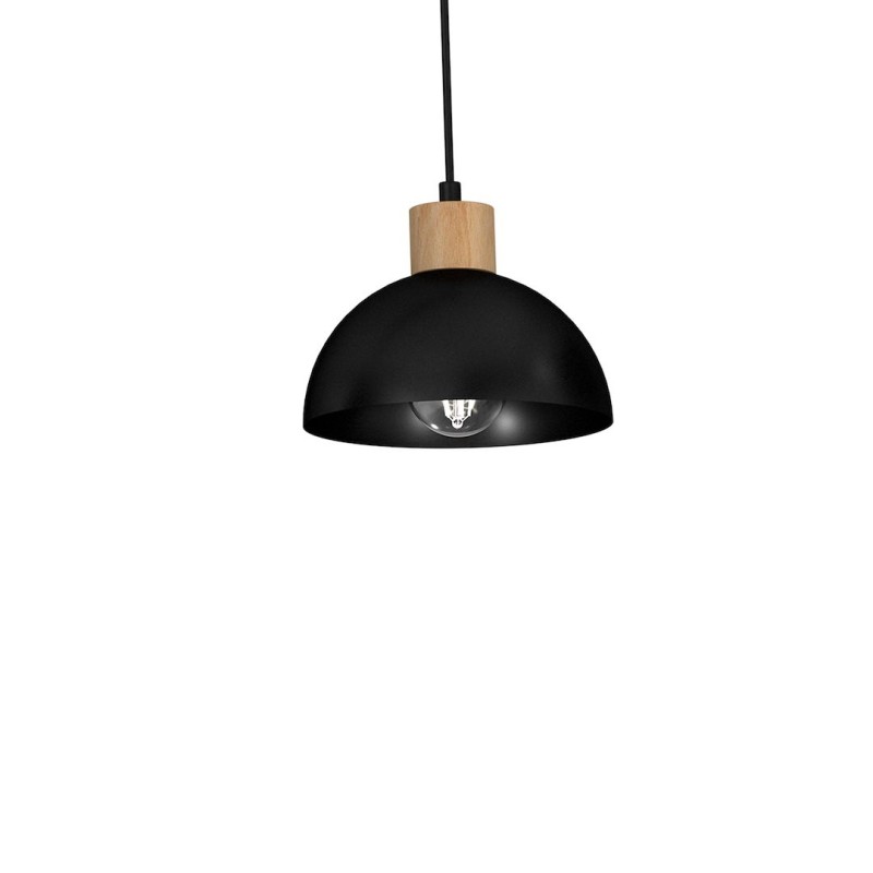 Lampa wisząca ERIK Black/Wood 3xE27 Lampa wisząca ERIK Black/Wood 3xE27