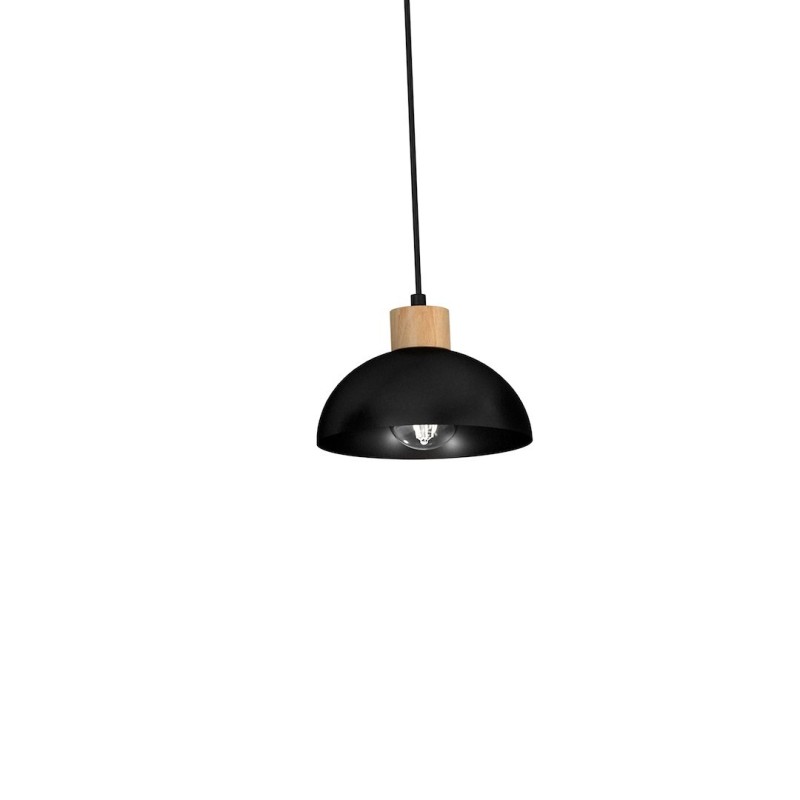 Lampa wisząca ERIK Black/Wood 5xE27 Lampa wisząca ERIK Black/Wood 5xE27