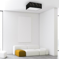 Lampa sufitowa SENSO Black/Gold kwadrat 3xE27 Lampa sufitowa SENSO Black/Gold kwadrat 3xE27