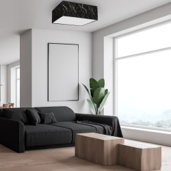 Lampa sufitowa SENSO Black/Gold kwadrat 3xE27 Lampa sufitowa SENSO Black/Gold kwadrat 3xE27