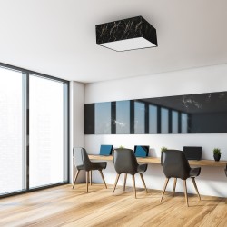 Lampa sufitowa SENSO Black/Gold kwadrat 3xE27 Lampa sufitowa SENSO Black/Gold kwadrat 3xE27