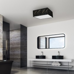 Lampa sufitowa SENSO Black/Gold kwadrat 3xE27 Lampa sufitowa SENSO Black/Gold kwadrat 3xE27