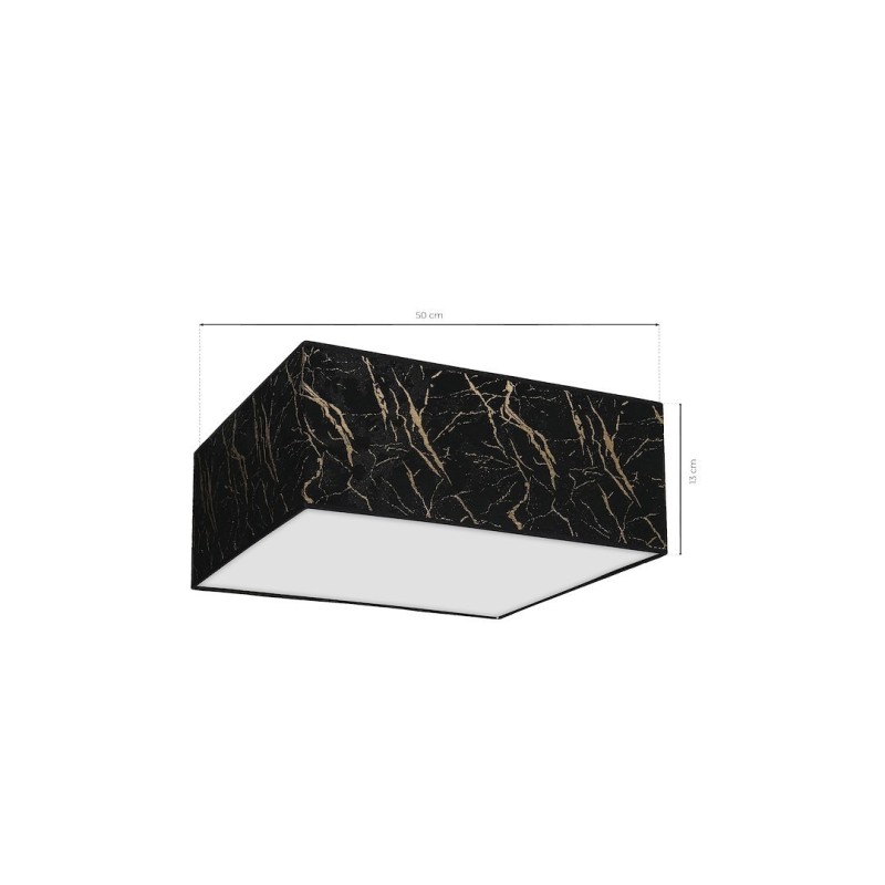 Lampa sufitowa SENSO Black/Gold kwadrat 3xE27 Lampa sufitowa SENSO Black/Gold kwadrat 3xE27
