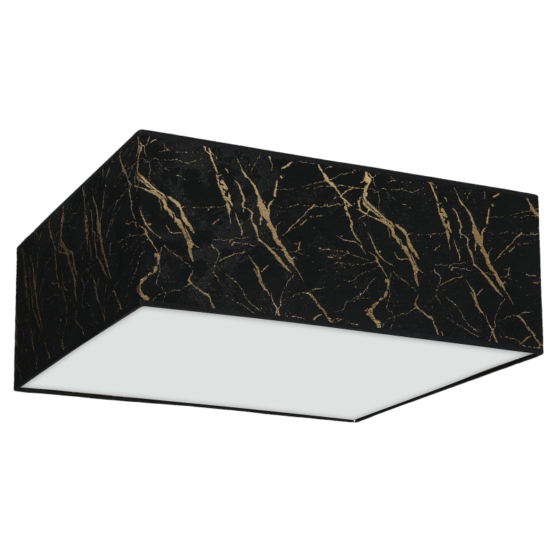 Lampa sufitowa SENSO Black/Gold kwadrat 3xE27 Lampa sufitowa SENSO Black/Gold kwadrat 3xE27