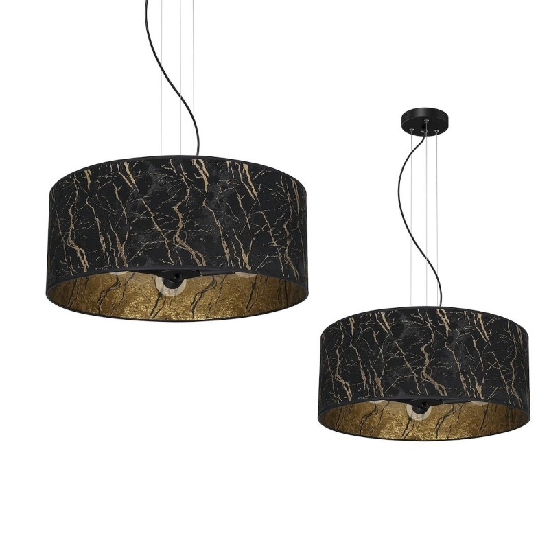 SENSO Black/Gold Hanging Lamp 3xE27