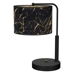 SENSO Black/Gold Table Lamp 1xE27