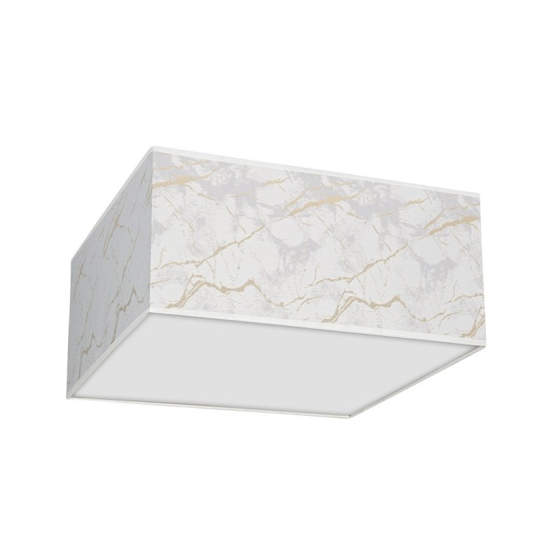 Lámpara de techo Senso cuadrada 3xE27 Blanco/Oro
