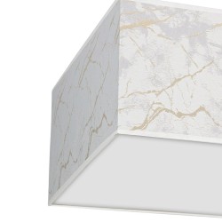 Lampa sufitowa Senso kwadrat 3xE27 Biały/Złoty Lampa sufitowa Senso kwadrat 3xE27 Biały/Złoty