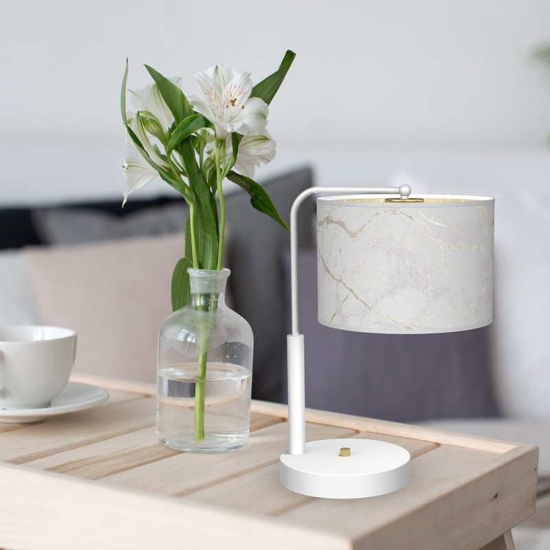 Senso Night Lamp 1xE27 White/Gold Senso Night Lamp 1xE27 White/Gold