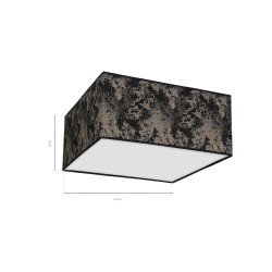 SATINO GOLD Ceiling Lamp 2xE27 SATINO GOLD Ceiling Lamp 2xE27
