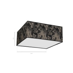SATINO GOLD Ceiling Lamp 3xE27 50cm SATINO GOLD Ceiling Lamp 3xE27 50cm