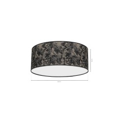 SATINO GOLD Ceiling Lamp 2xE27 Ø40cm SATINO GOLD Ceiling Lamp 2xE27 Ø40cm