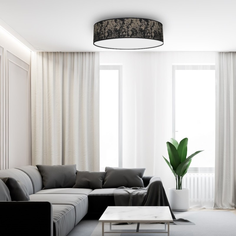 Lampa Sufitowa SATINO GOLD 3xE27 Ø50cm Lampa Sufitowa SATINO GOLD 3xE27 Ø50cm