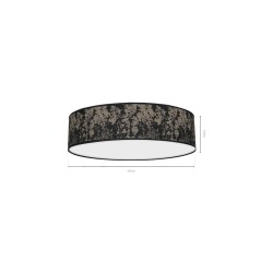 SATINO GOLD Ceiling Lamp 3xE27 Ø50cm SATINO GOLD Ceiling Lamp 3xE27 Ø50cm