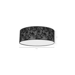 Lampa Sufitowa SATINO SILVER 3xE27 Ø50cm Lampa Sufitowa SATINO SILVER 3xE27 Ø50cm