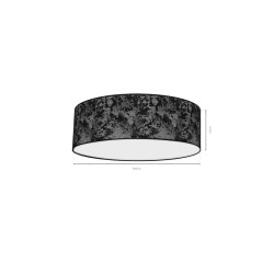 Lampa Sufitowa SATINO SILVER 3xE27 Ø60cm Lampa Sufitowa SATINO SILVER 3xE27 Ø60cm
